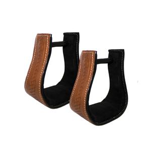 1305099-99999-stirrups-western-recouvertes-en-cuir-natowa-western-brown-one-size