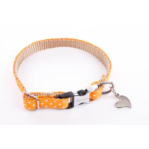 3009084-spotty-dog-collar-alter-ego-xs-fluorescent-orange-10x17-27-cm
