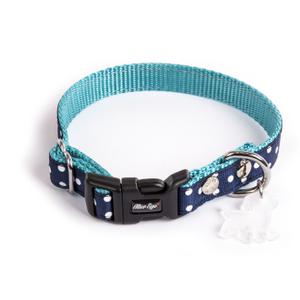 3009113-spotty-dog-collar-alter-ego-s-blue-15x23-33-cm