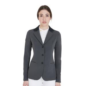 et06001-grey-black-women-s-competition-jacket-equestro-elegance-grey-black