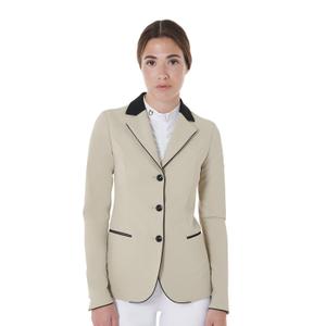 et06001-oxfordtan-15-1306-three-button-competition-jacket-for-women-equestro-oxfordtan