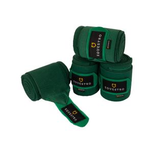 eth07000-hunter-green-elastic-polo-wraps-for-horses-equestro-x4-hunter-green-one-size