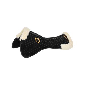 eth09110-black-ecowool-horse-saddle-pad-equestro-black-one-size