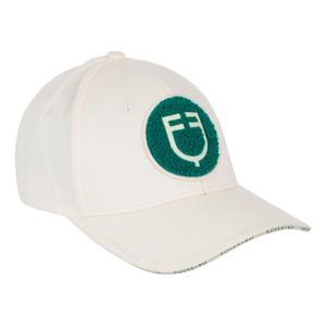 etu03045-antique-white-11-0105-ultramarine-green-18-5338-baseball-cap-equestro-college-antique-white-one-size
