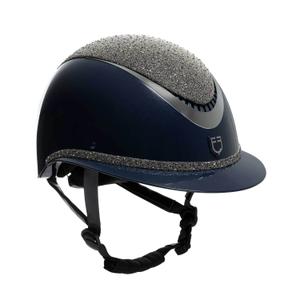 etw02012-navy-silver-riding-helmet-for-women-equestro-luxury-navy-silver