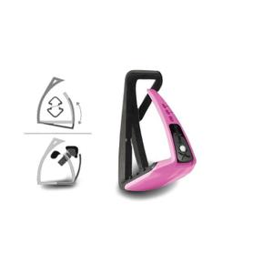 f00006-riding-safety-stirrups-free-jump-soft-up-lite-black-pink-one-size
