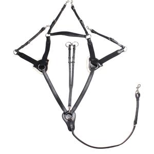 180260-232-hunting-collar-for-horse-5-points-elastic-horka-black-silver