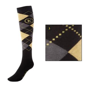 0635050350300-riding-socks-kavalkade-3-schwarz-anthrazit-senf