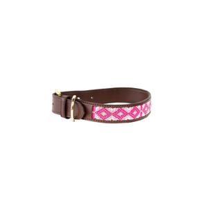 42548-14-dog-collar-with-handmade-beads-kentucky-pink