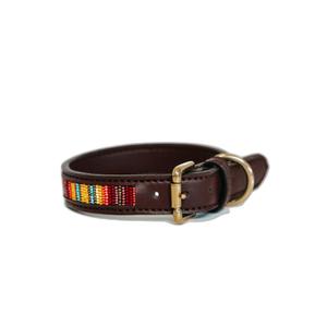 42548-45-dog-collar-with-handmade-beads-kentucky-orange-mix