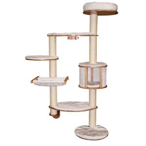 81501-wall-mounted-cat-tree-kerbl-dolmit-xl-white-185-cm