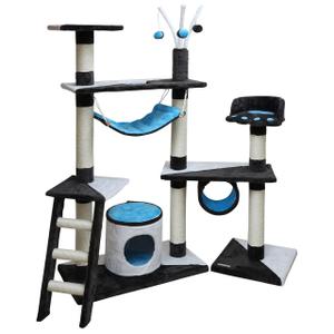 81505-cat-tree-kerbl-creativ-anthracite-blue-white-150-cm