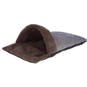81618-sleeping-bag-for-cats-kerbl-thea-brown-blue-40x70x12-cm
