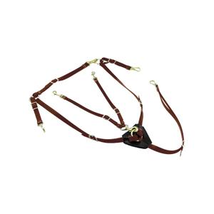 lk3036-dark-brown-biothane-hunting-collar-for-horse-with-martingale-lakota-dark-brown-one-size