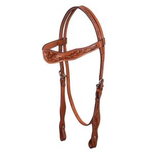 mbh01002-chestnut-equestrian-headpiece-with-border-mcbryan-occidental-chestnut-one-size