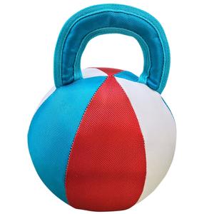 61042-dog-ball-with-handle-nobby-pet-floating-blue-red-white-28-cm