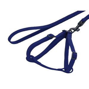78060-06-nylon-rodent-harness-with-leash-nobby-pet-blue-1-m