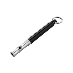 79365-dog-training-whistles-with-plastic-cap-nobby-pet-black-silver-8-cm