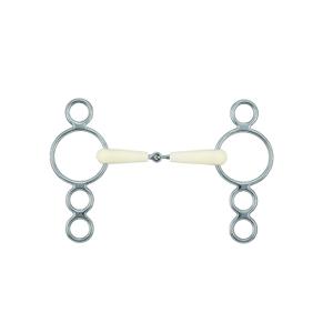 so2950-125-3-or-4-ring-bits-for-single-jointed-horses-soyo-happy-mouth-pessoa-silver-beige-125-cm