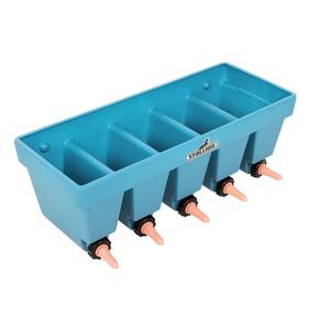 120018106-5-place-compartmentalized-bovine-feeding-trough-stallion-mega-mm5-blue-40-l