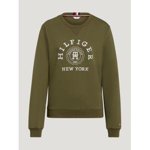 th15whoo911-056-women-s-riding-sweatshirt-tommy-hilfiger-equestrian-evans-graphik-utility-olive
