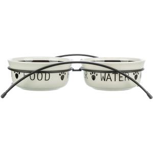 24643-ceramic-metal-dog-bowl-trixie-white-black-2-6-l