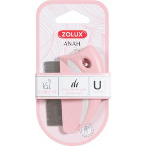 550013-round-flea-comb-for-cats-zolux-anah-pink-white-one-size